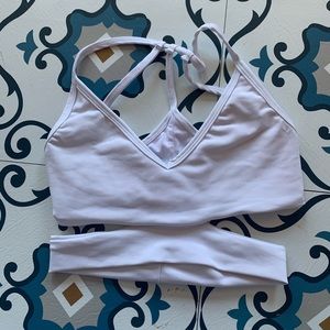 White Dancewear Bra